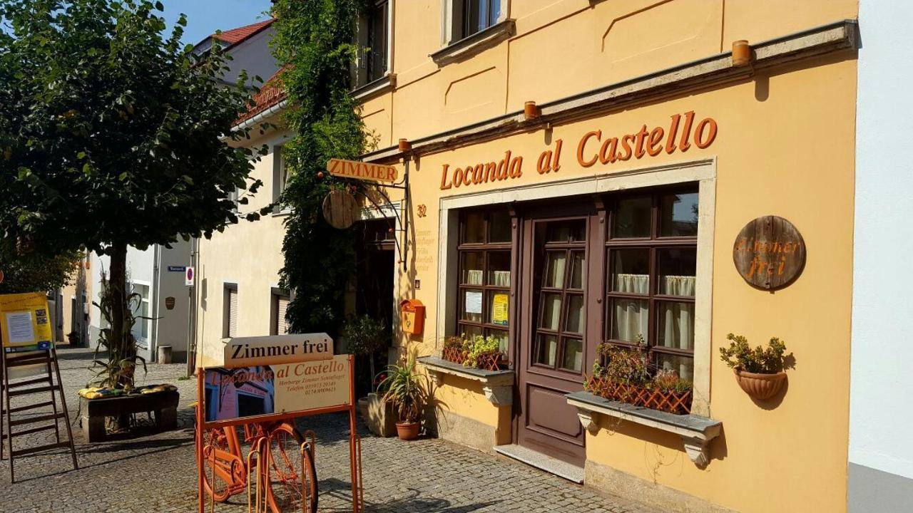 Gaestehaus Locanda Al Castello Stolpen Bagian luar foto